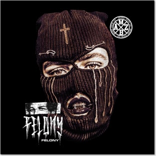 Balaclava Ski Mask Girl Posters and Art
